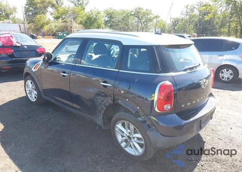 2013 Mini Cooper Countryman из США, поврежденный, VIN WMWZB3C54DWR36150
